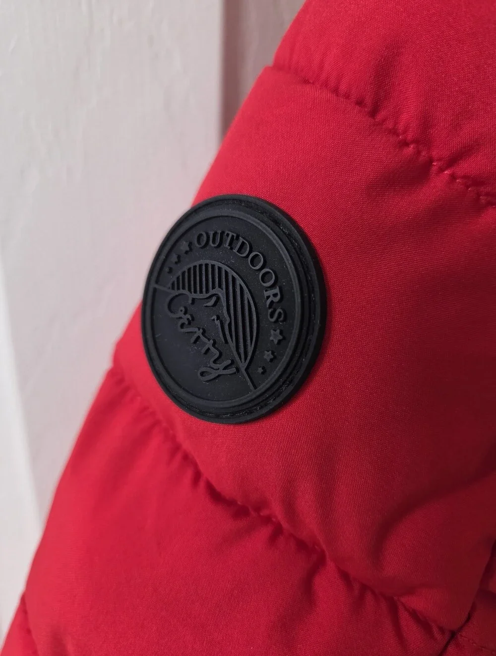 Gerry Kids Hooded Puffer Jacket - 4T Red
